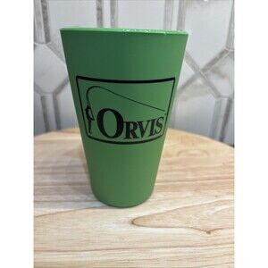 Silipint Orvis Silicone 16oz Drinking Cup Green Fly Fishing Pint